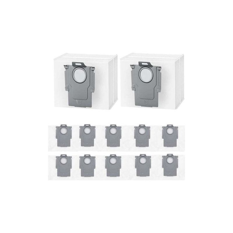 Fenoplastic 12er-pack Staubbeutel Für Roborock Q5+, Q5 Max+, Q5 Duoroller+, Q5 Pro+, Q7+ Max+/m5+/l5+, Q8 Max+, S8+, S8 Pro Ultra, S7 Maxv/max Ultra, Q10 S5+/x5+ Saugroboter, Großer Beutel