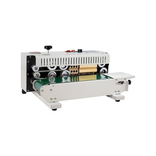 Kontinuierliche Beutelbandschweißmaschine,0,24-0,47zoll/6-12 Mm Schweißbreite,horizontale Bandschweißmaschine Mit Temperaturregelung,beutelschweißgerät Für 0,02-0,8 Mm Plastikbeutel - Vevor