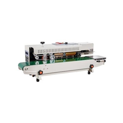 Kontinuierliche Beutelbandschweißmaschine,0,24-0,47zoll/6-12mm Schweißbreite,horizontale Bandschweißmaschine Temperaturregelung,beutelschweißgerät Für 0,02-0,8mm Plastikbeutel,aufblasfunktion - Vevor