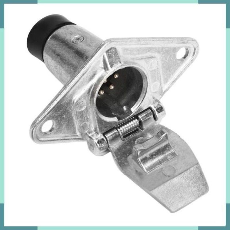 7-polige Metall-anhängersteckdose, Optimaler Schutz, Einfache Installation, Anschlussadapter