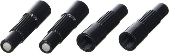 Unitec - Ventilverlängerung für Radzierblenden 4 Stück 40 mm Reifenventil Auto