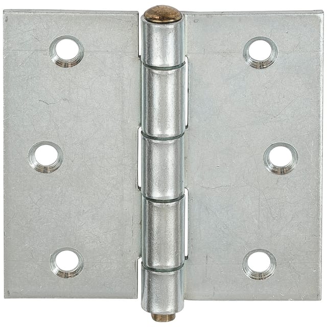 Vormann Käntiges Scharnier Stahl verzinkt, 100 x 100, gerollt, stark