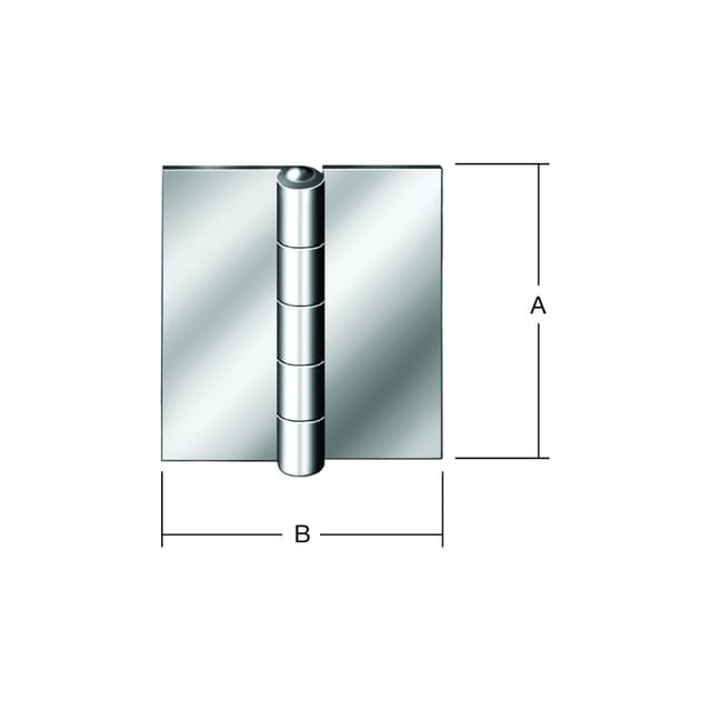 Vormann Stahlfenst.Scharn.95X65 Eis.ung.