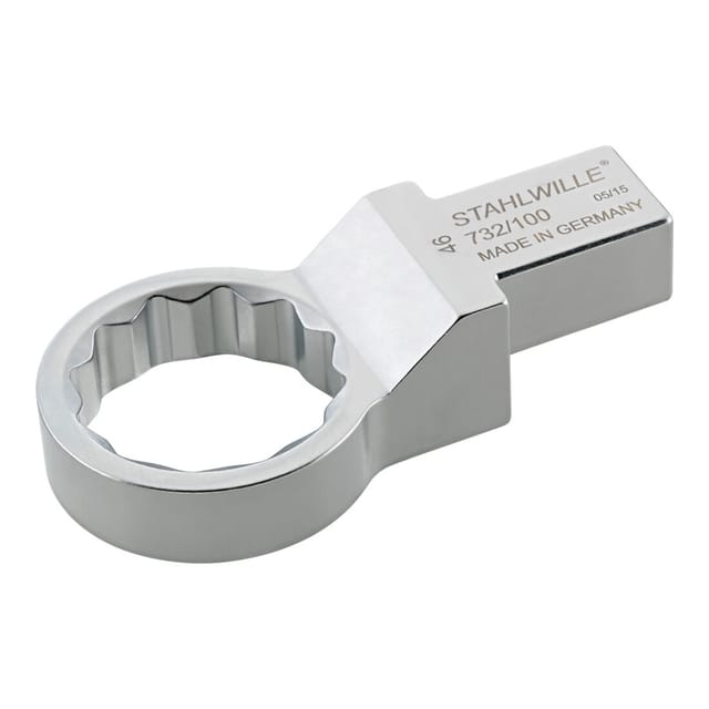 FP - stahlwille Einsteckringschlüssel 732/100 32mm 22x28mm