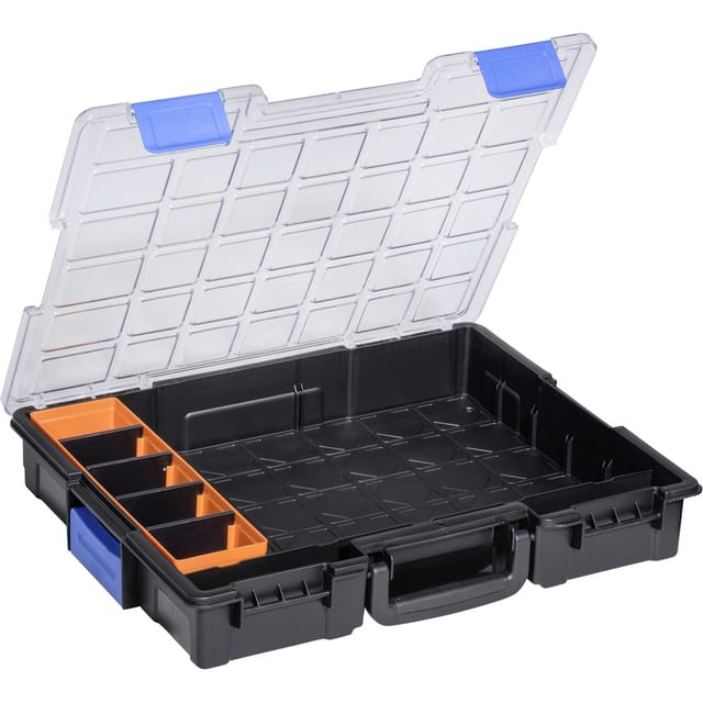 FP - Allit EuroPlus Pro K44/7 Sortimentskoffer (b x h x t) 440 x 76 x 355 mm Anzahl Fächer: 7 Inhalt 1