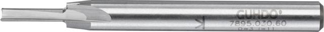 FP - HW-Dichtungs-Nutfräser Z2 S6 D3 l11 L60
