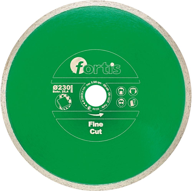 FP - Fortis Diamant-Trennscheibe Fine Cut ø 125 mm Segmenthöhe 8 mm Bohrung 22,2 mm
