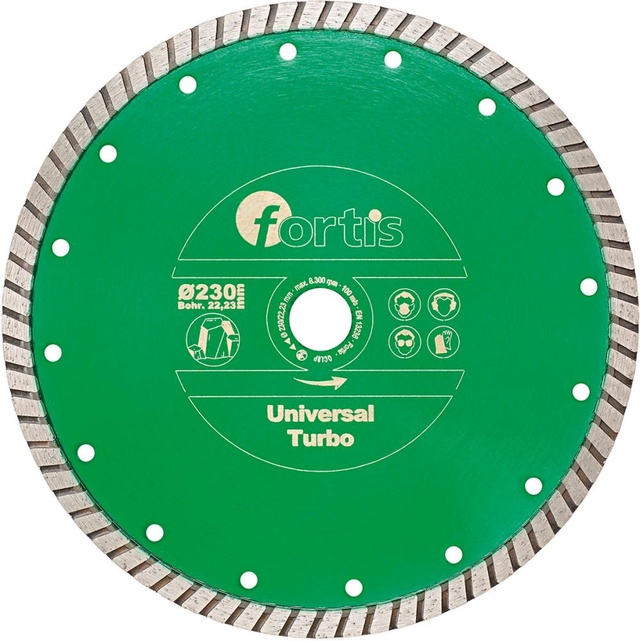 FP - Fortis Diamant-Trennscheibe Universal Turbo ø 125 mm turbosegmentiert 10 mm Bohrung 22,2 mm