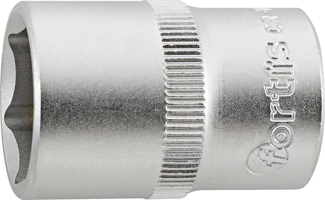 FP - Steckschl.-Einsatz 1/2' 19mm 6kt. fortis