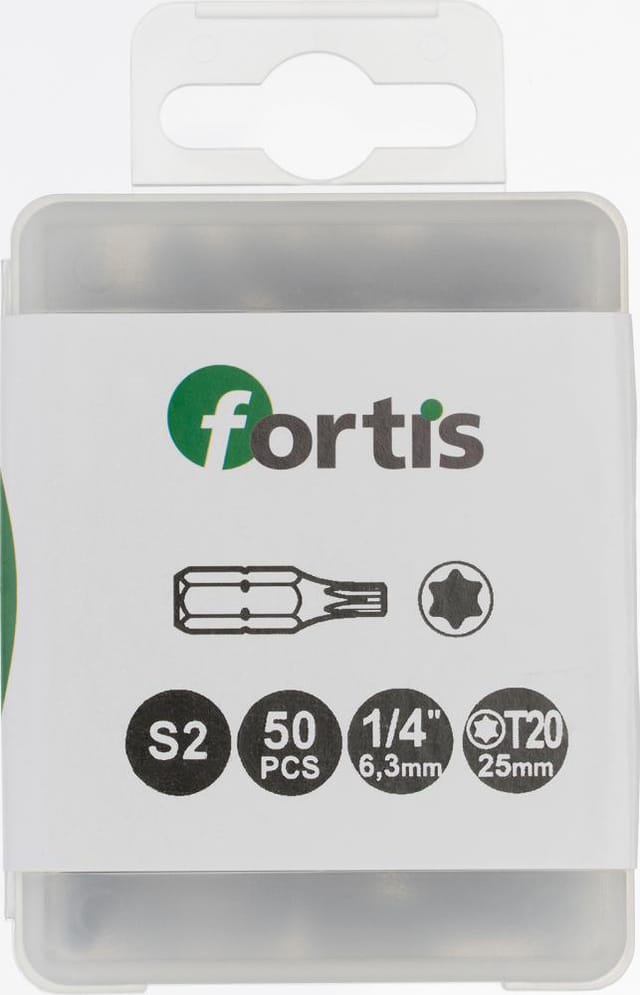 FP - Fortis Bit 1/4 DIN3126 C6,3 TX20 50er Pack