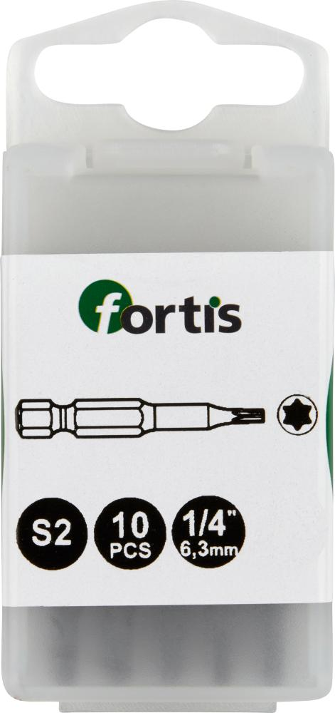 FP - Bit zähhart 1/4' DIN3126 E6,3 T10x50mm 10er Pack fortis