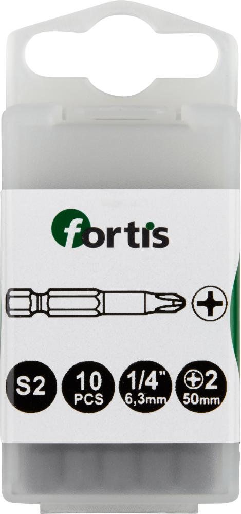 FP - Bit zähhart 1/4' DIN3126 E6,3 PH2x50mm 10er Pack fortis