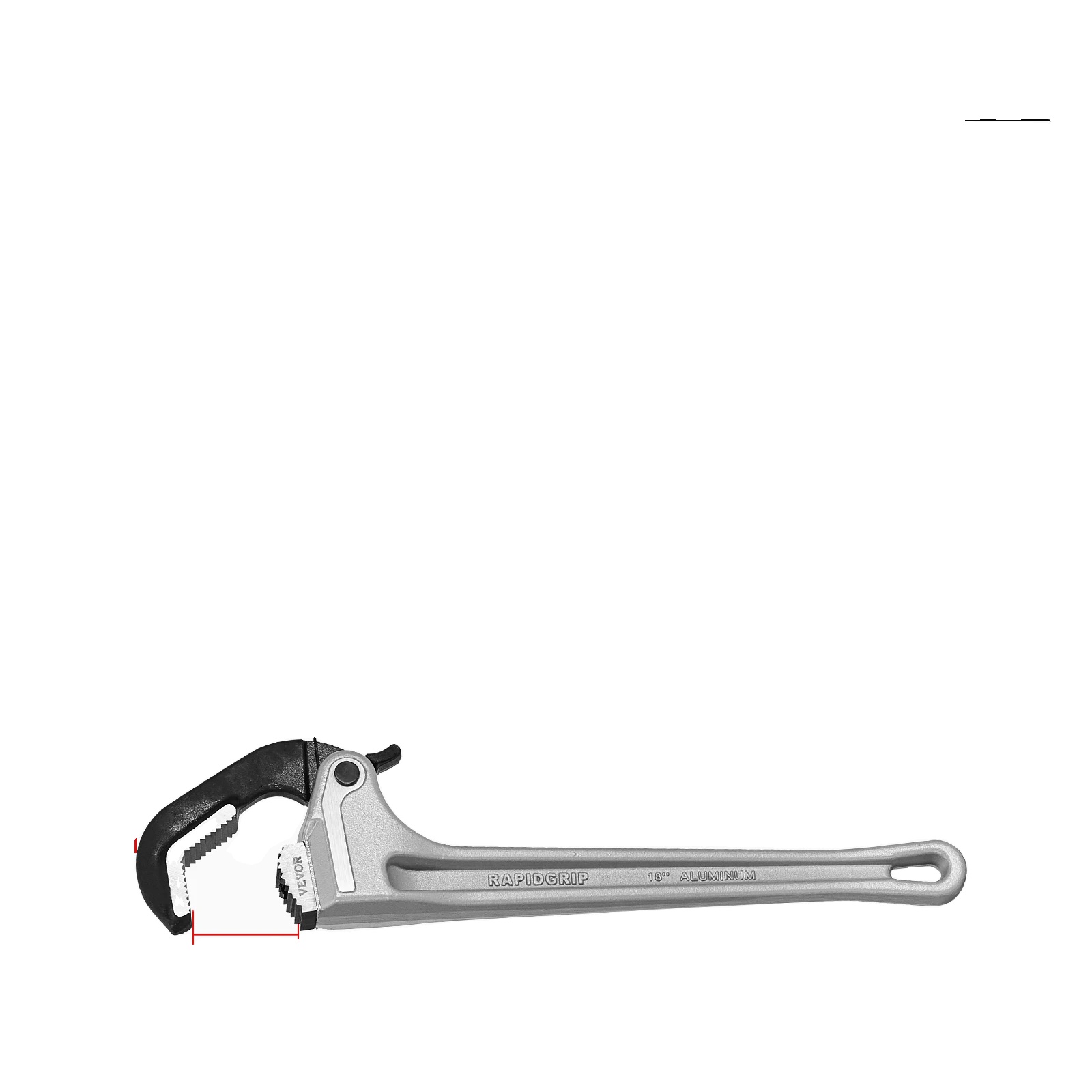 Verstellbarer Schraubenschlüssel, Automatische Backenverstellung, Leichtes Design, Ergonomischer Griff