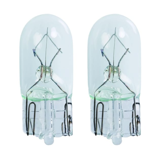 Trendline - Glassockellampe 12V 5W Glüh Lampe Birne W2, 1x9,5d Glassockel