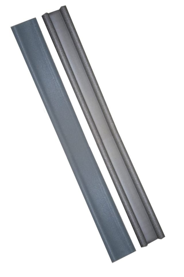 Türbodendoppeldichtung grau, ca. 95 cm lang Türdichtungen