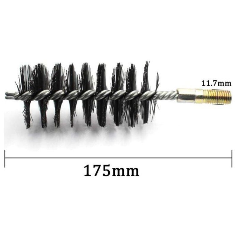 Schornsteinbürste, Metall-igelbürste, Ofenrohrbürste Für Die Innen- Und Außenreinigung, Ø 50 Mm, Länge 110 Mm