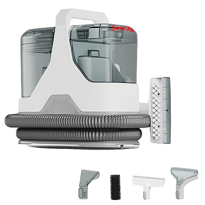 Teppichreiniger, Tragbarer Fleckenentferner, Hohe Saugkraft, 600 W, Eu