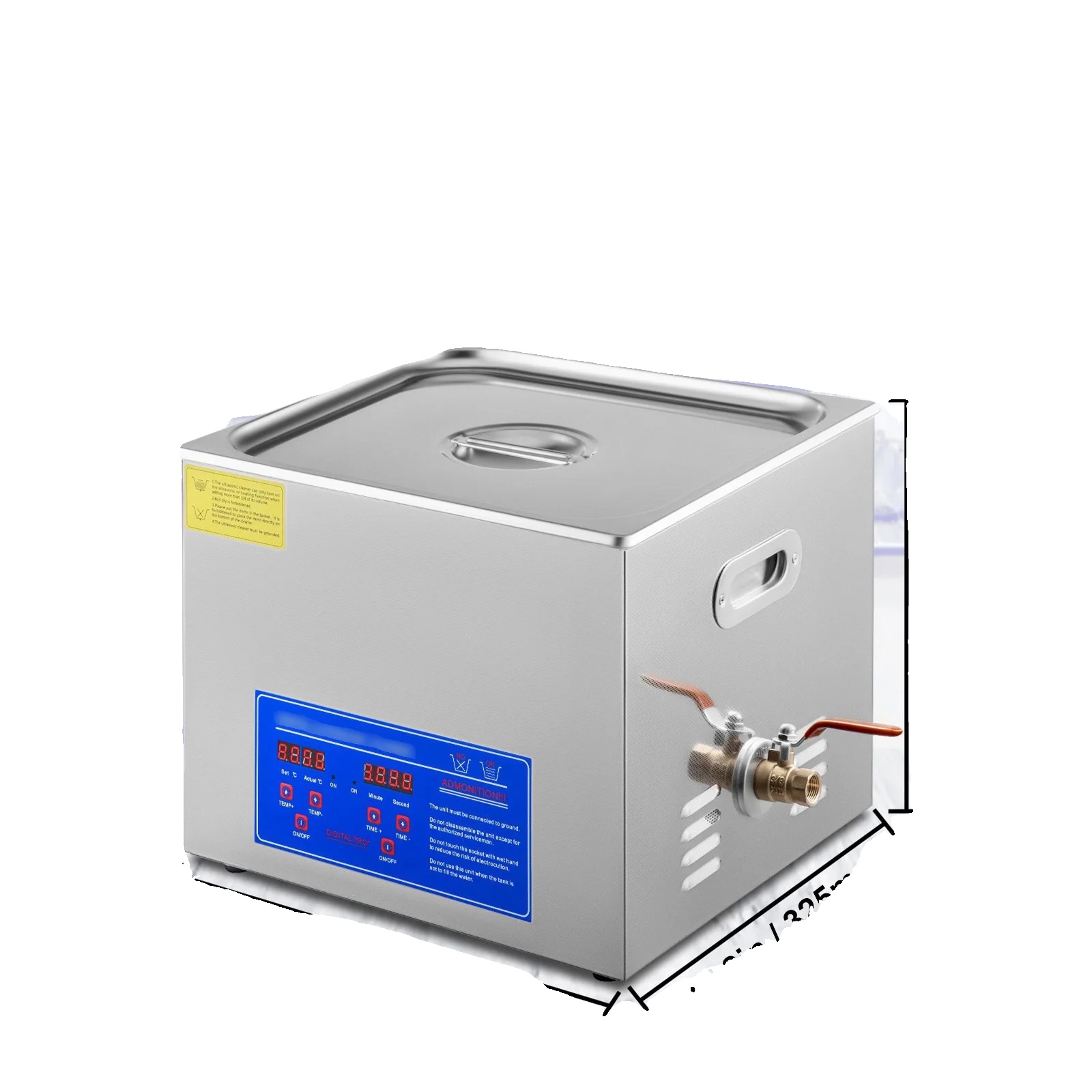 Ultraschallreiniger, Tiefenreinigung, Benutzerfreundliches Design, 15 L