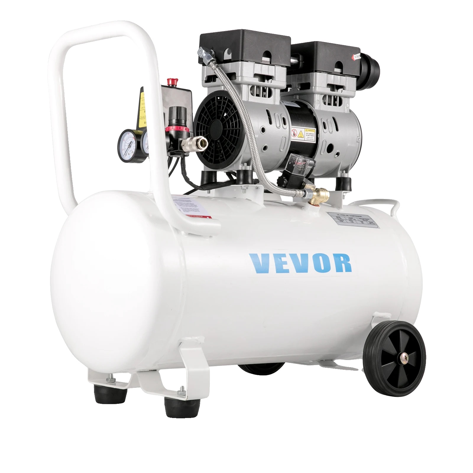 Luftkompressor, Ölfreies Design, Tragbar Und Leiser Betrieb, 50 L