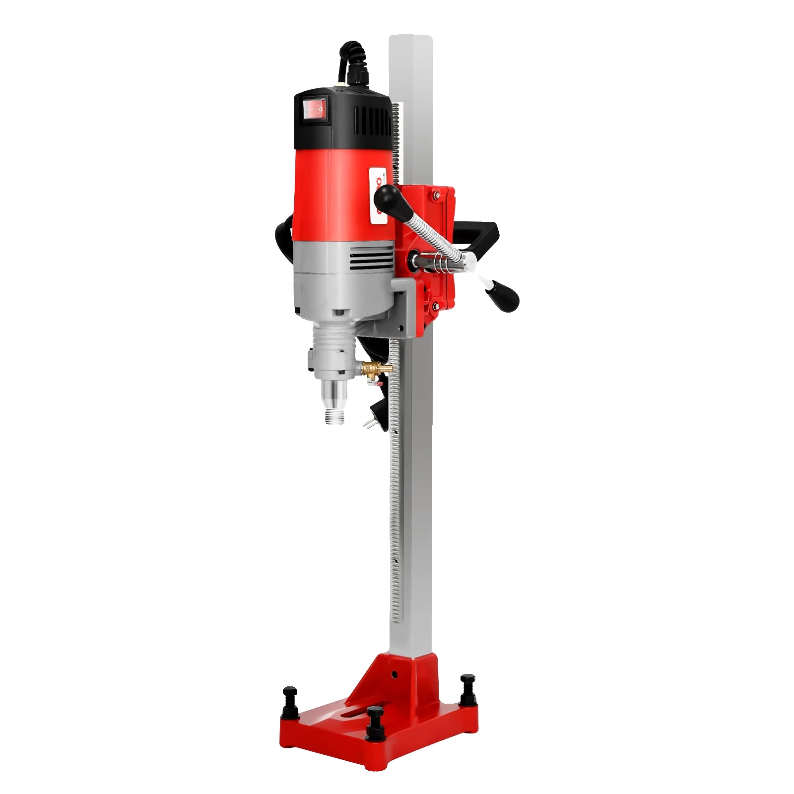 Kernbohrmaschine, 2300 W Leistung, Einstellbare Bohrtiefe, Rot, Eu