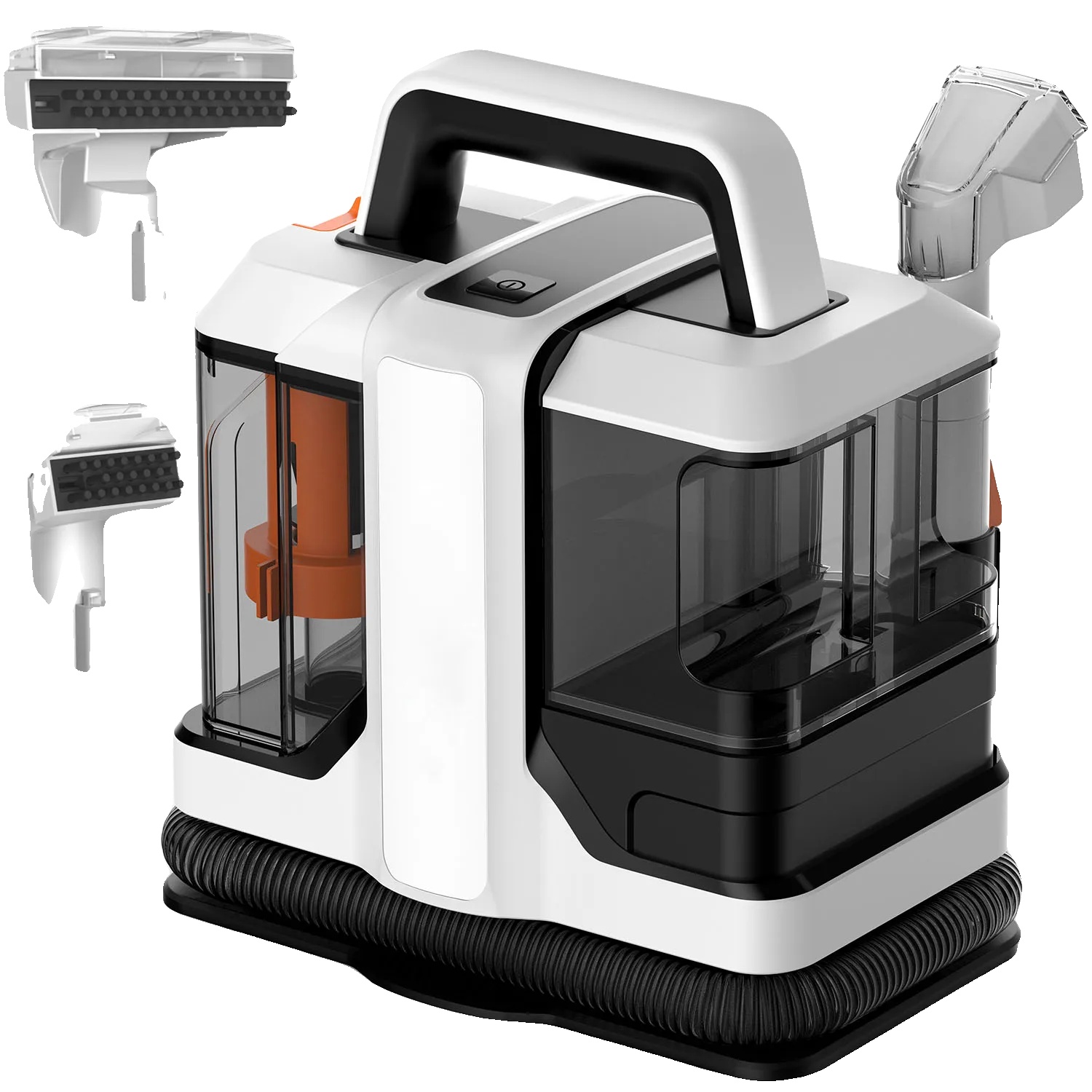 Fleckenentferner Für Autos, Sofas Und Teppiche, Tragbares Design, 750 W, 15 Kpa, Ipx4, Wassertankkapazität: 1080 Ml Für Sauberes Wasser, 800 Ml Für Schmutziges Wasser