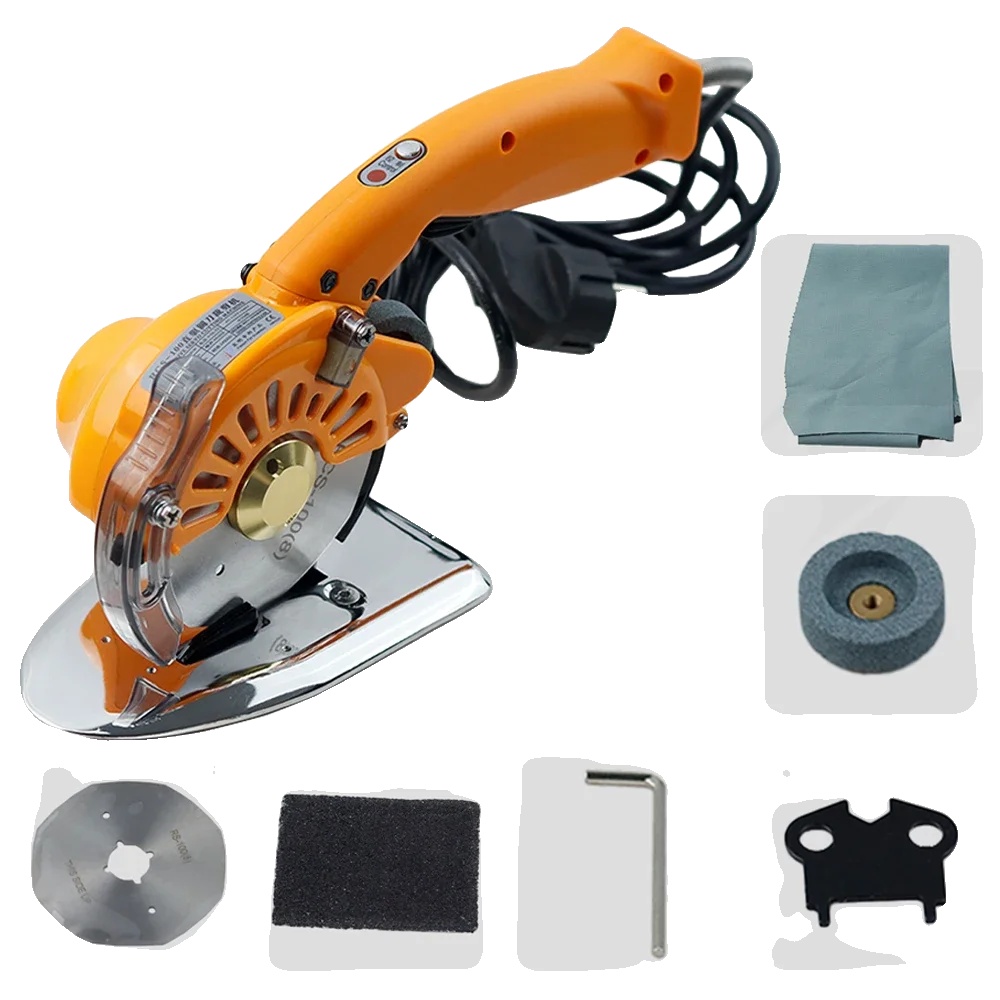 Elektrische Schneidemaschine, Tragbare Ausführung, Variable Drehzahlregelung, Orange/schwarz, Eu