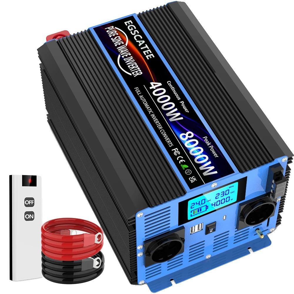 Wechselrichter, 4000 W Dauerleistung, 8000 W Spitzenleistung