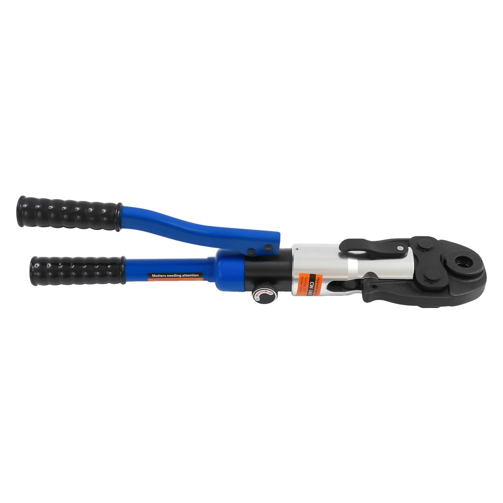 Hydraulisches Crimpwerkzeug, Austauschbare Matrizen, Hohe Ausstoßkraft, Blau