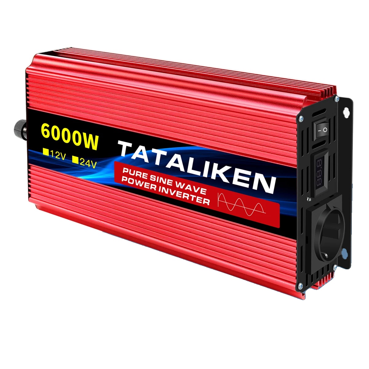 Wechselrichter, 12 V Gleichstrom Auf 220 V Wechselstrom, 1000 W Ausgangsleistung, 12 V, 6000 W, 50 Hz, Eu
