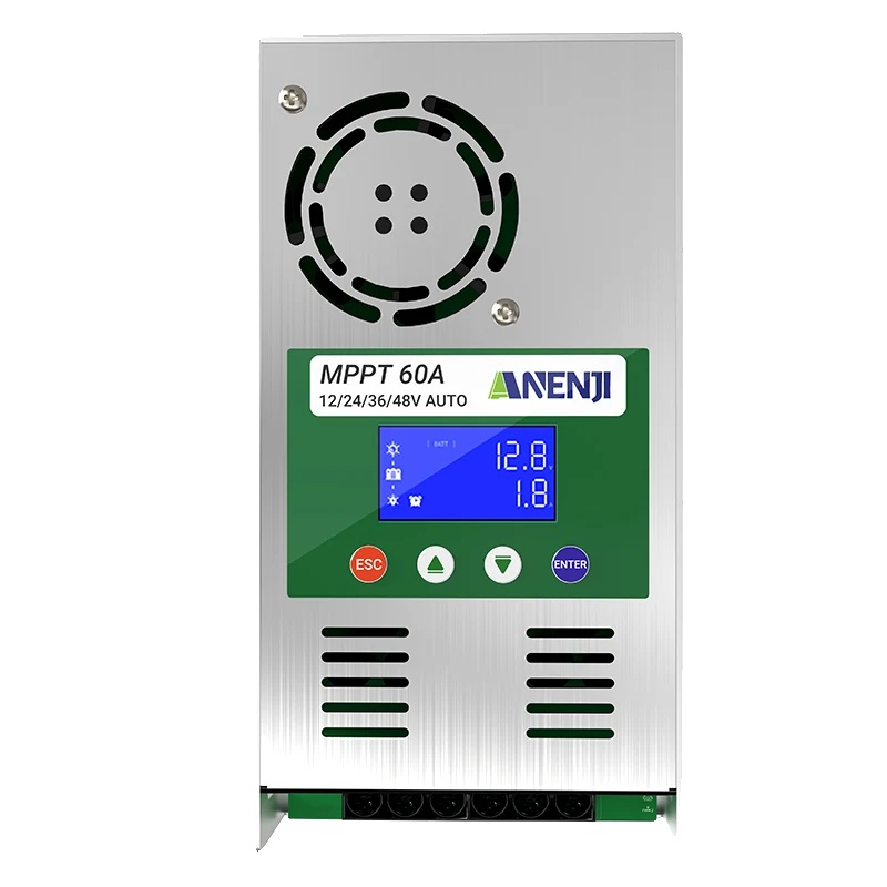 Solarladeregler, 60 A Kapazität, Lcd-bildschirm, Anj-48v-60a