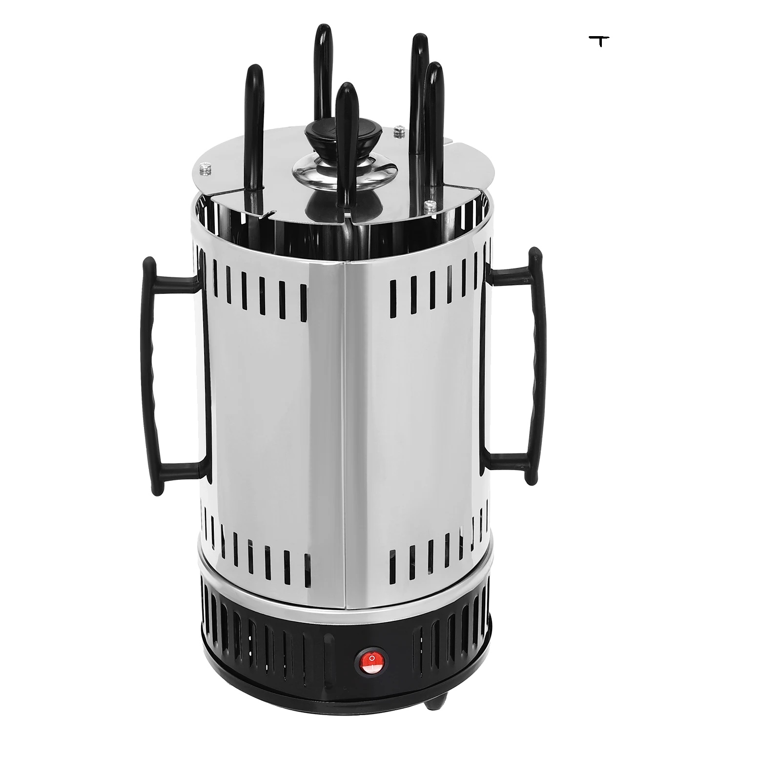 Vertikaler Elektrogrill, 1000 W Leistung, Heiztemperatur 400–500 °c, Fettauffangschale