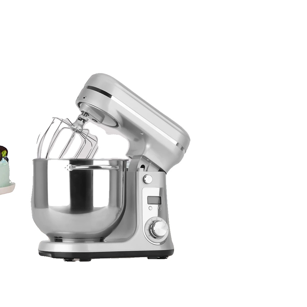 Küchenmaschine, 6 Geschwindigkeitsstufen, 1200 W Leistung, Silber, Eu