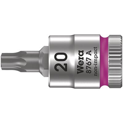 Wera - 8767 a torx® Zyklop Bitnuss mit 1/4'-Antrieb, tx 20 x 28 mm