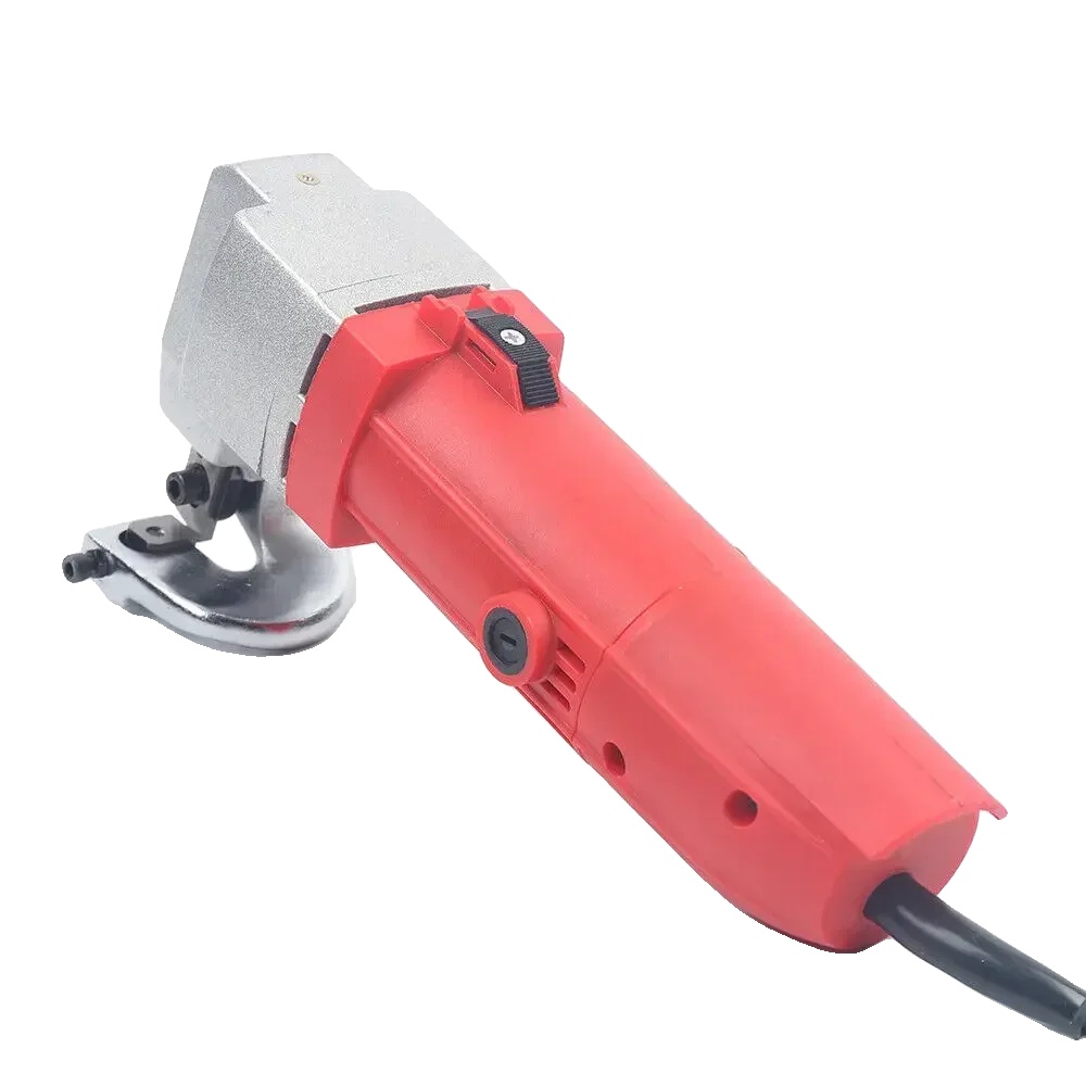 Blechschere, Leistungsstarker Motor, Ergonomischer Griff, Rot