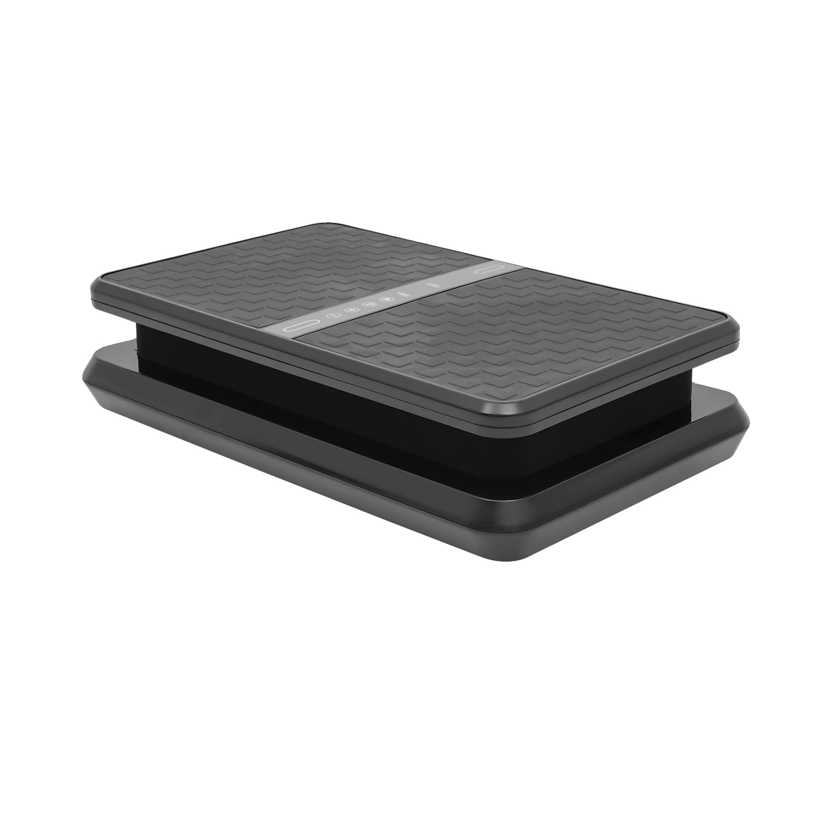 Vibrationsplatte, Ganzkörpertraining, Kompaktes Design, Schwarz