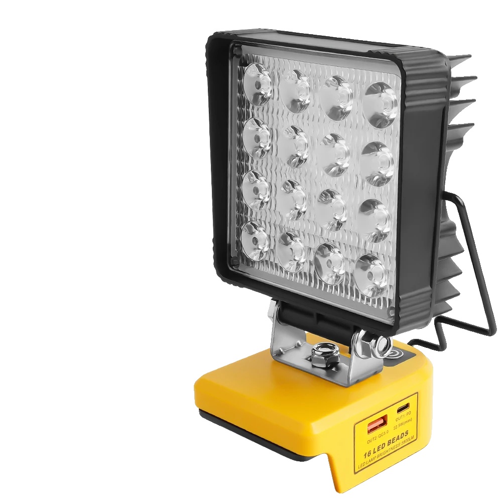 Led-arbeitsleuchte, Hohe Helligkeit, Tragbares Design, Für Dw 18v 20v