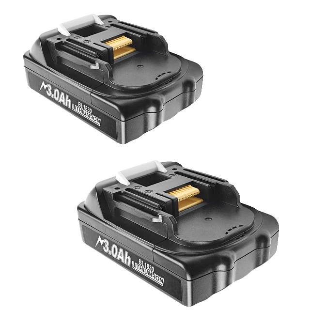 Wiederaufladbarer Akku, Hohe Kapazität 90 Ah, Led-anzeige, 18 V, 18 V-b, 2er-pack 3000 Mah