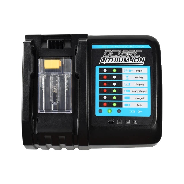 Wiederaufladbarer Akku, Hohe Kapazität 90 Ah, Led-anzeige, 18 V, 18 V-c, Ladegerät