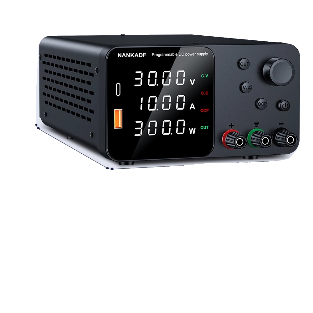 Gleichstromnetzteil, 0–30 V, 0–10 A Ausgang, Tps3010-n Schwarz