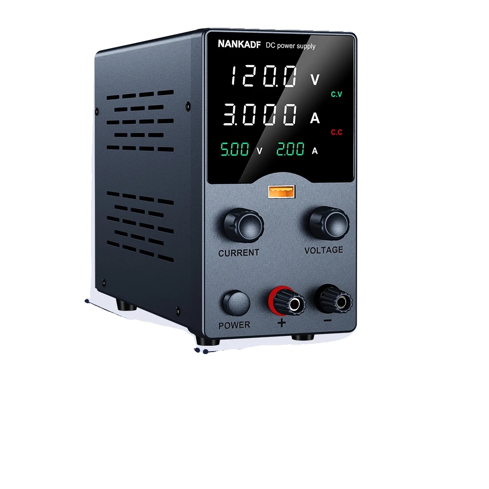Gleichstromnetzteil, 0–30 V, 0–10 A Ausgang, Ga1203h-n Schwarz