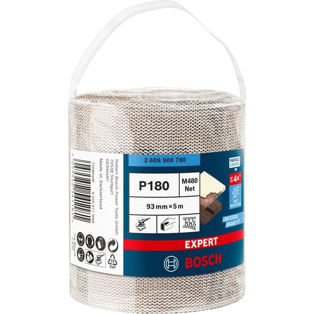 Professional Expert M480 Schleifnetzrolle, 93 mm, 5 m, g 180 (2608900780) - Bosch