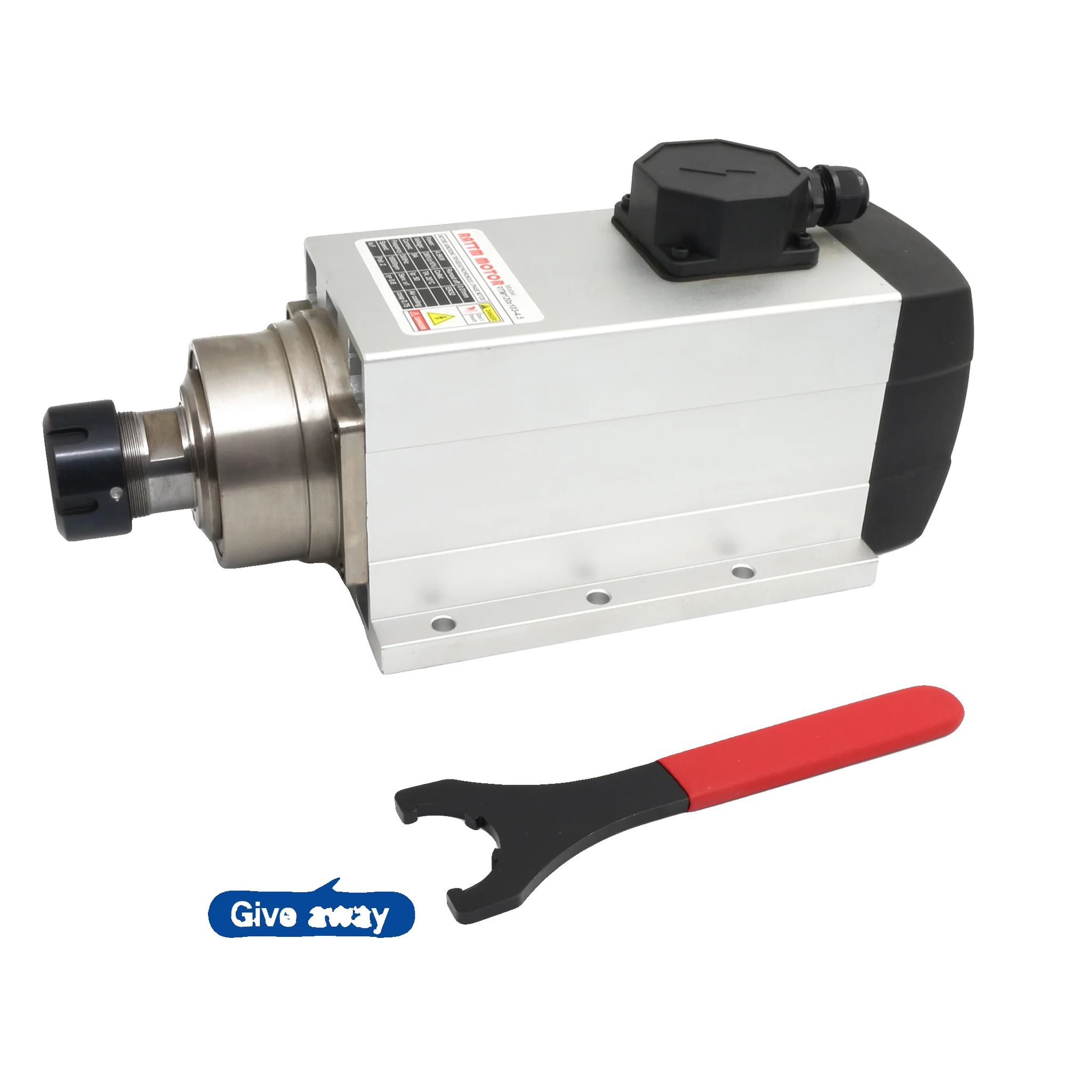Cnc-spindelmotor, Er32-kompatibel, Luftgekühlt, Einzelspindel, 380 V