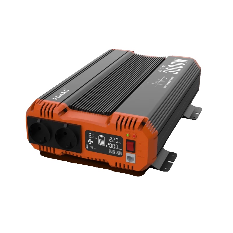 Reiner Sinus-wechselrichter, Fernbedienung Und Lcd-bildschirm, 3000 W – 24 V