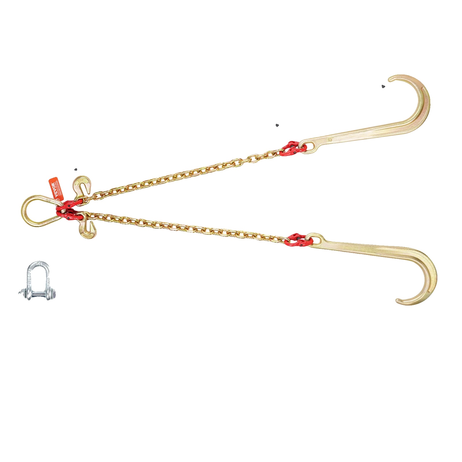 V-förmige Flanschkette, Hochfeste Konstruktion, Sicherer Haken, 8 Mm
