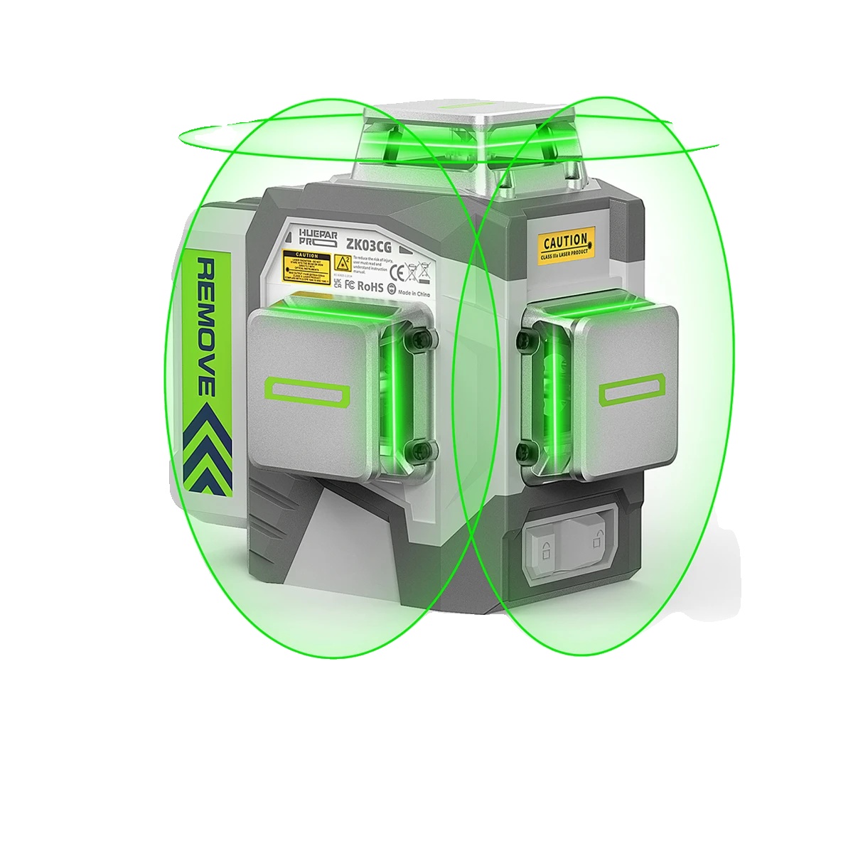 Laser-nivelliergerät, ±2 Mm Genauigkeit, 8000-mah-akku, Selbstnivellierung In 3 Sekunden, Abmessungen 24 X 26,8 X 11,5 Cm, Schutzart Ip54