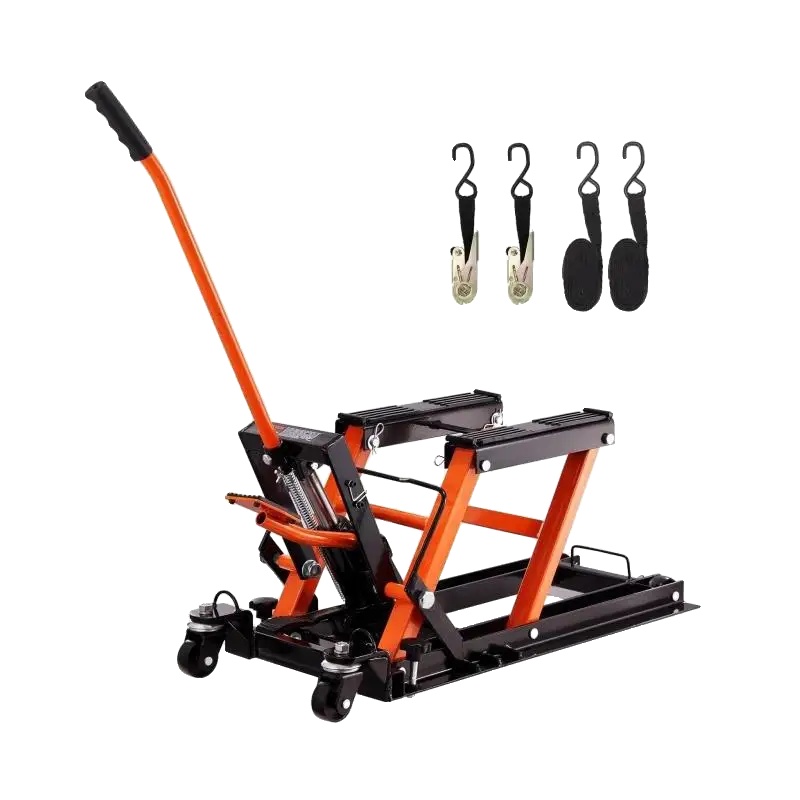 Hydraulischer Motorradständer, Tragkraft 1500 Lb, Einstellbare Hubhöhe Von 4,7" Bis 15