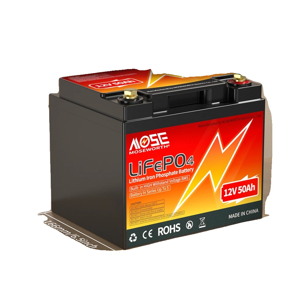 Lifepo4-akku, Lange Lebensdauer, Vielseitige Kompatibilität, 12 V 50 Ah