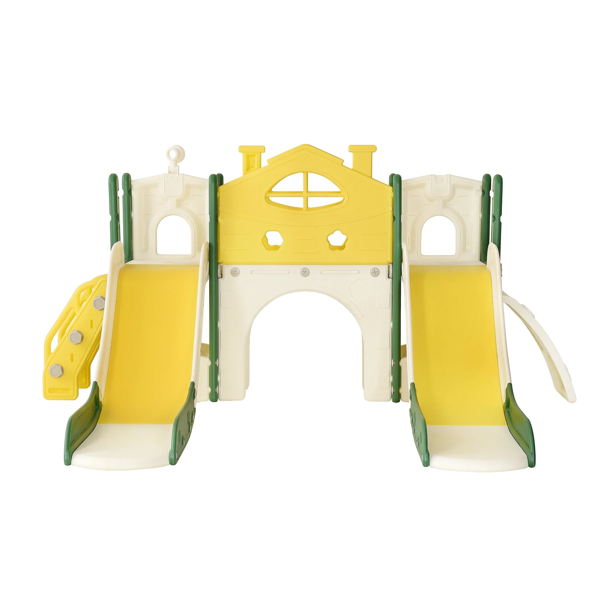 Kinderrutsche, Spielset, 7 In 1, Für Drinnen Und Draußen, Doppelrutsche