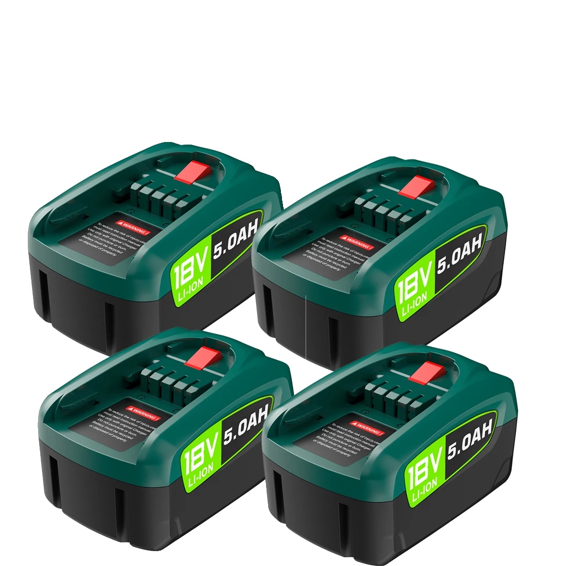 Ersatzakku, 8000 Mah, Kompatibel Mit Elektrowerkzeugen, 4 X 5000 Mah Akkus, 18 V