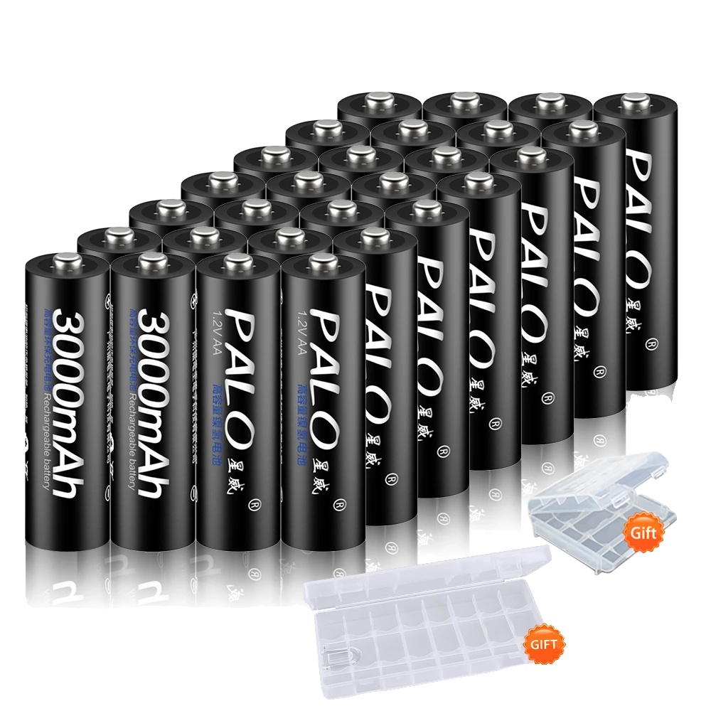 Wiederaufladbare Batterien, 3000 Mah Kapazität, Ni-mh-typ, 28 Stück Aa